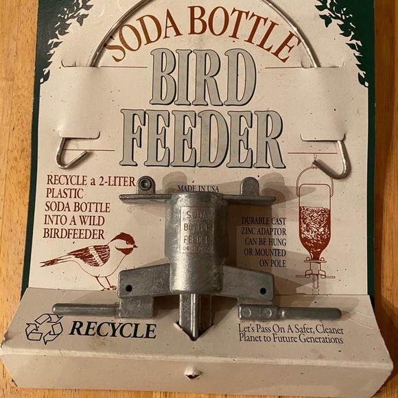 Soda Bottle Bird Feeder (NWT) - Picture 2 of 3